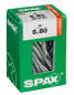 Preview: Spax Universalschraube WIROX, 6 x 80 mm, 30 Stück, 4191020600807